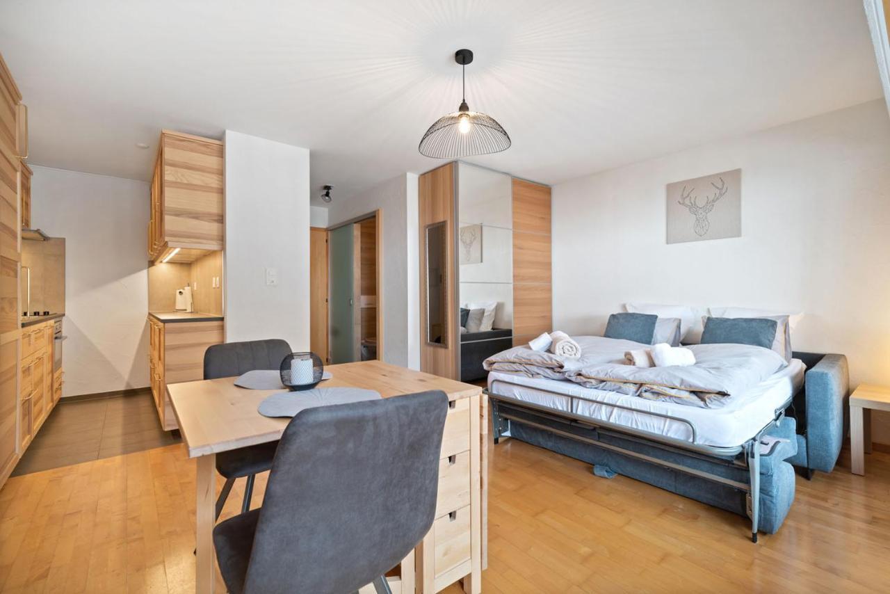 Charmant Studio Renove Situe Dans Les Bains D'Ovronnaz, Immeuble Les Sources Zewnętrze zdjęcie