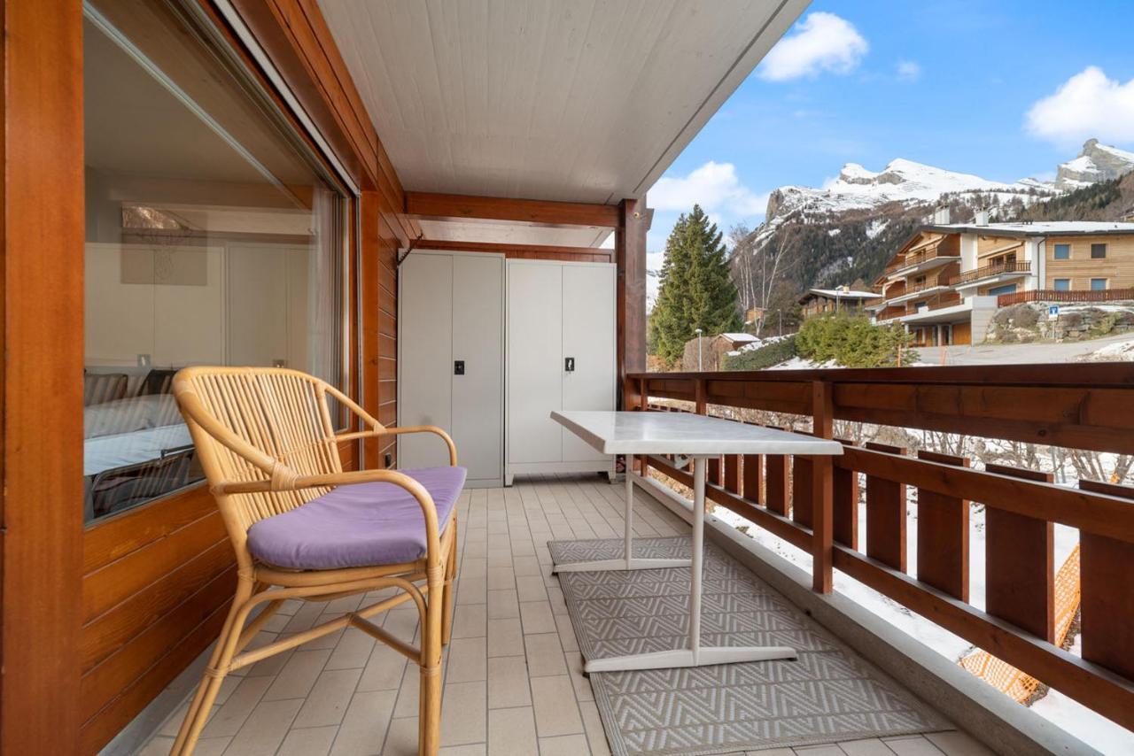 Charmant Studio Renove Situe Dans Les Bains D'Ovronnaz, Immeuble Les Sources Zewnętrze zdjęcie